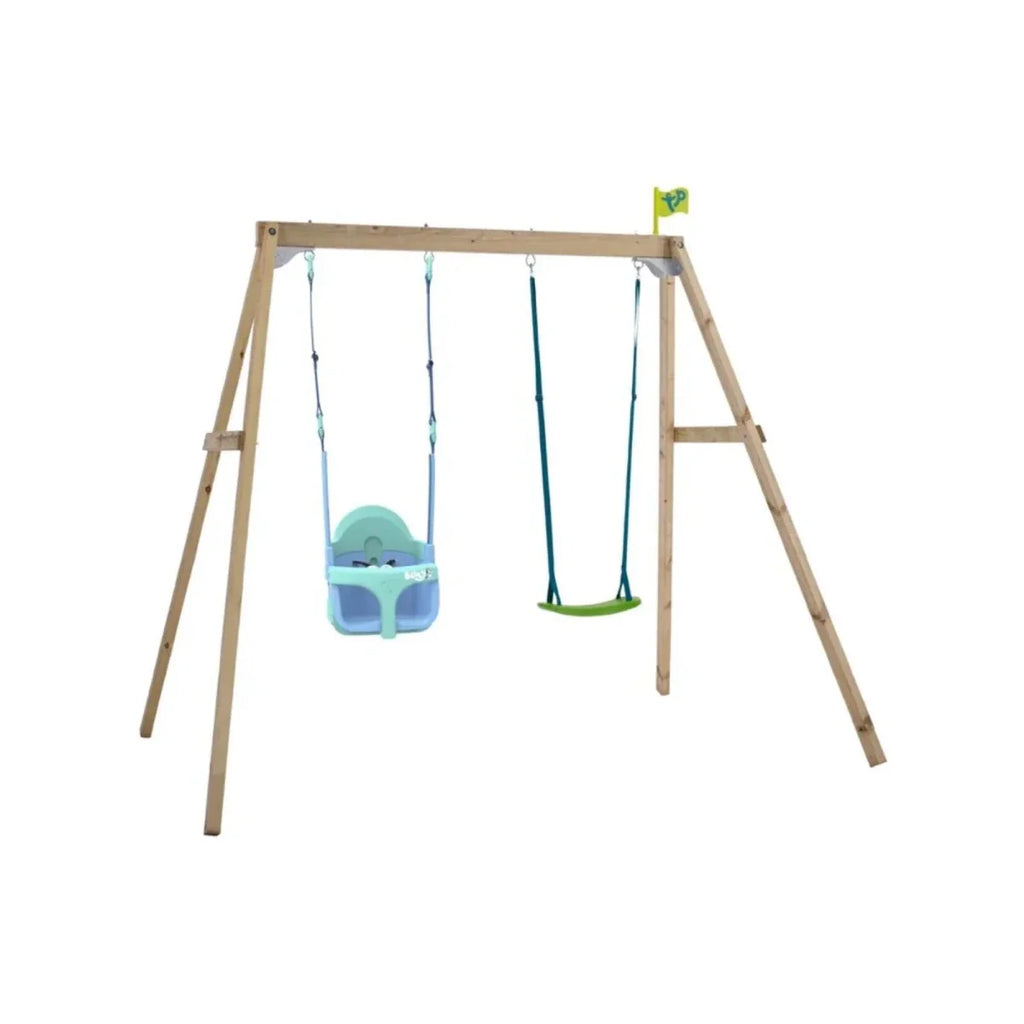 TP Forest Wooden Double Swing with Bluey Quadpod