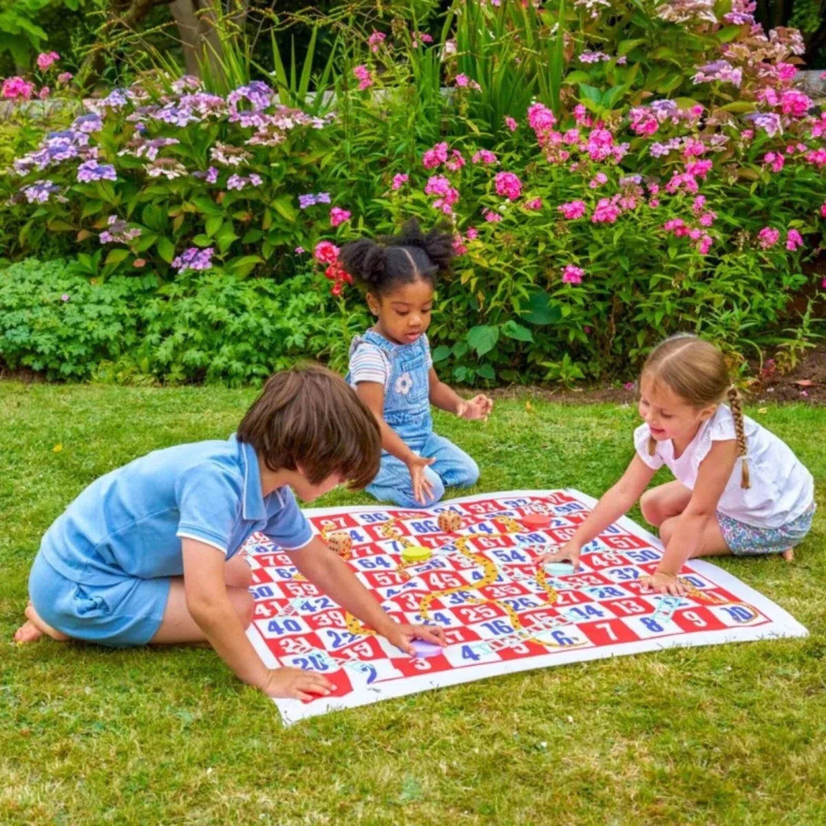TP Wooden Giant Snakes & Ladders Game