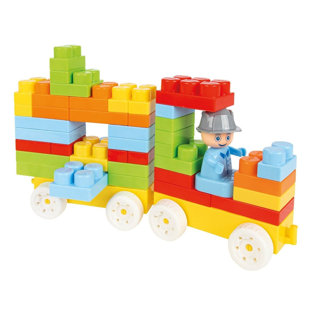 Pilsan Accessory Master Blocks with Basket 128 Pcs