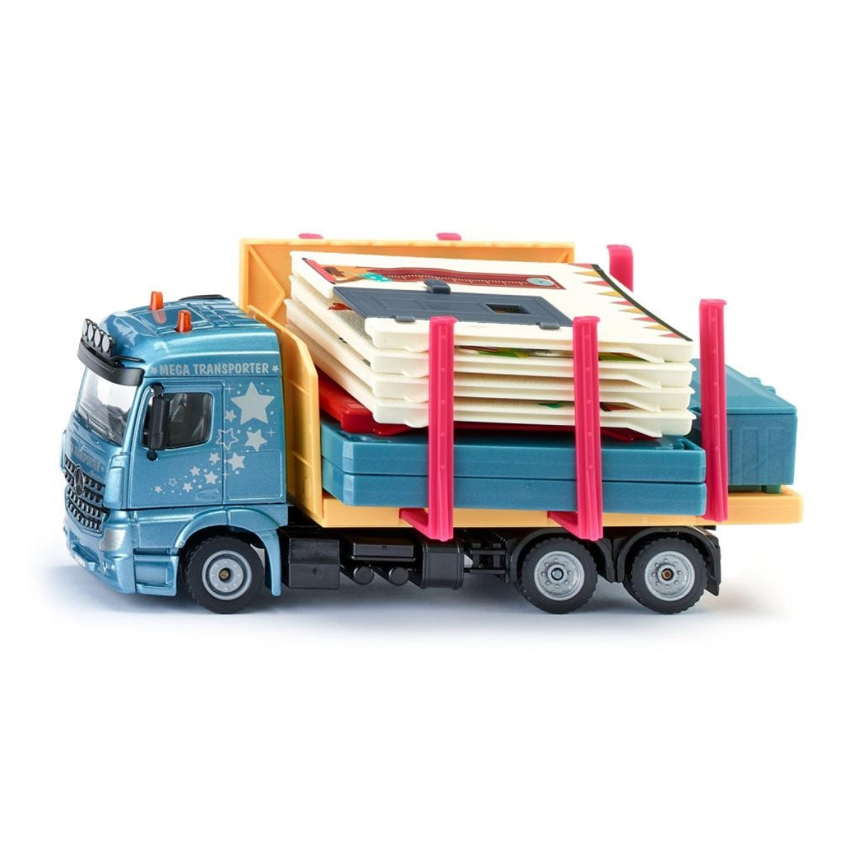 Siku 3562 Mercedes-Benz Mobile Prefabricated House Transporter, 1:50 Scale