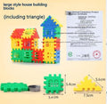 House Building Blocks Toys 3-6 Years Old Large House