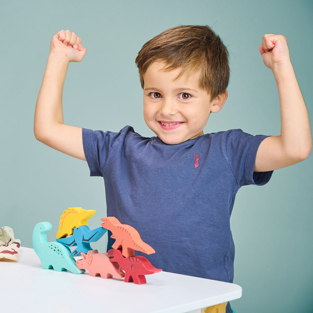 Happy Stacking Dinosaurs