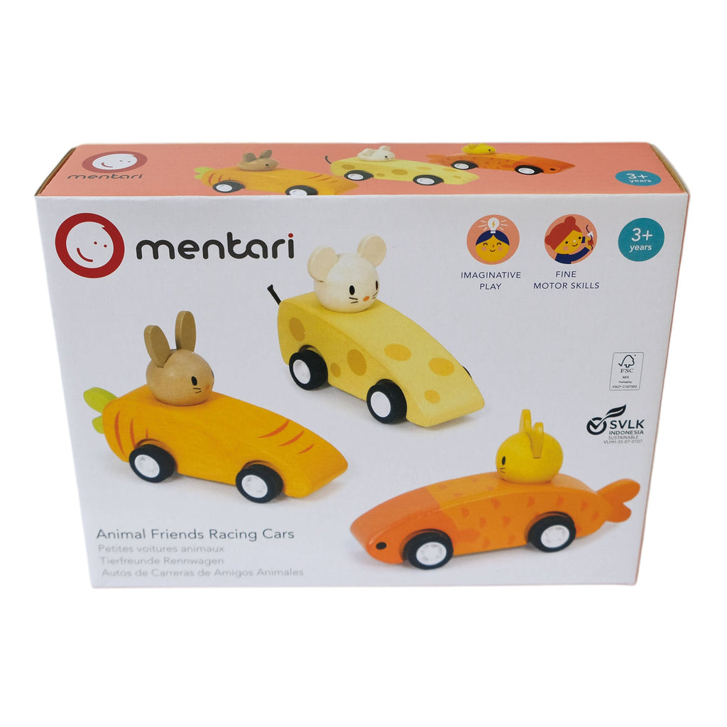 Animal Friends Racing cars