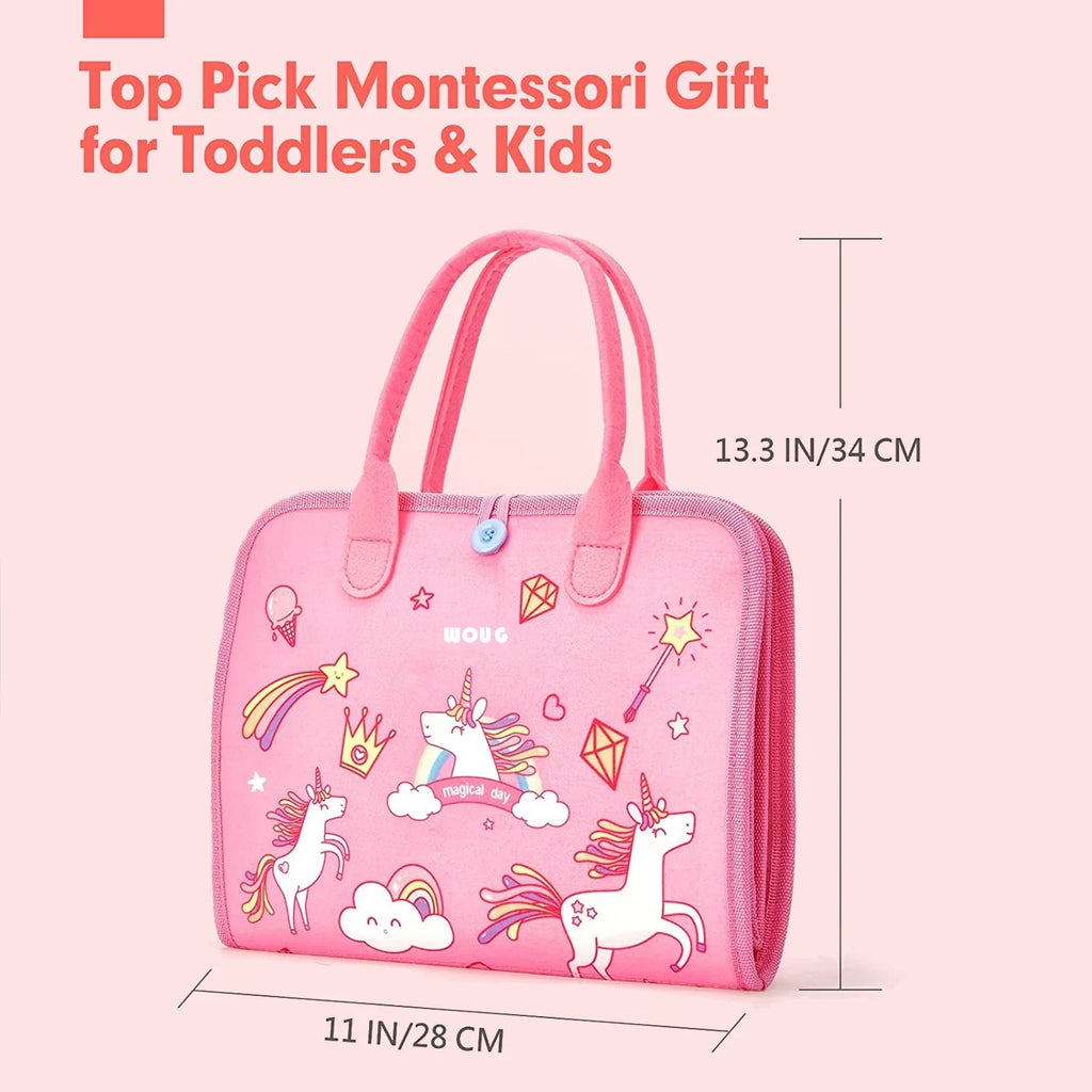 EarlyTern Montessori Busy Board – Sensory Toddler Activity Tool