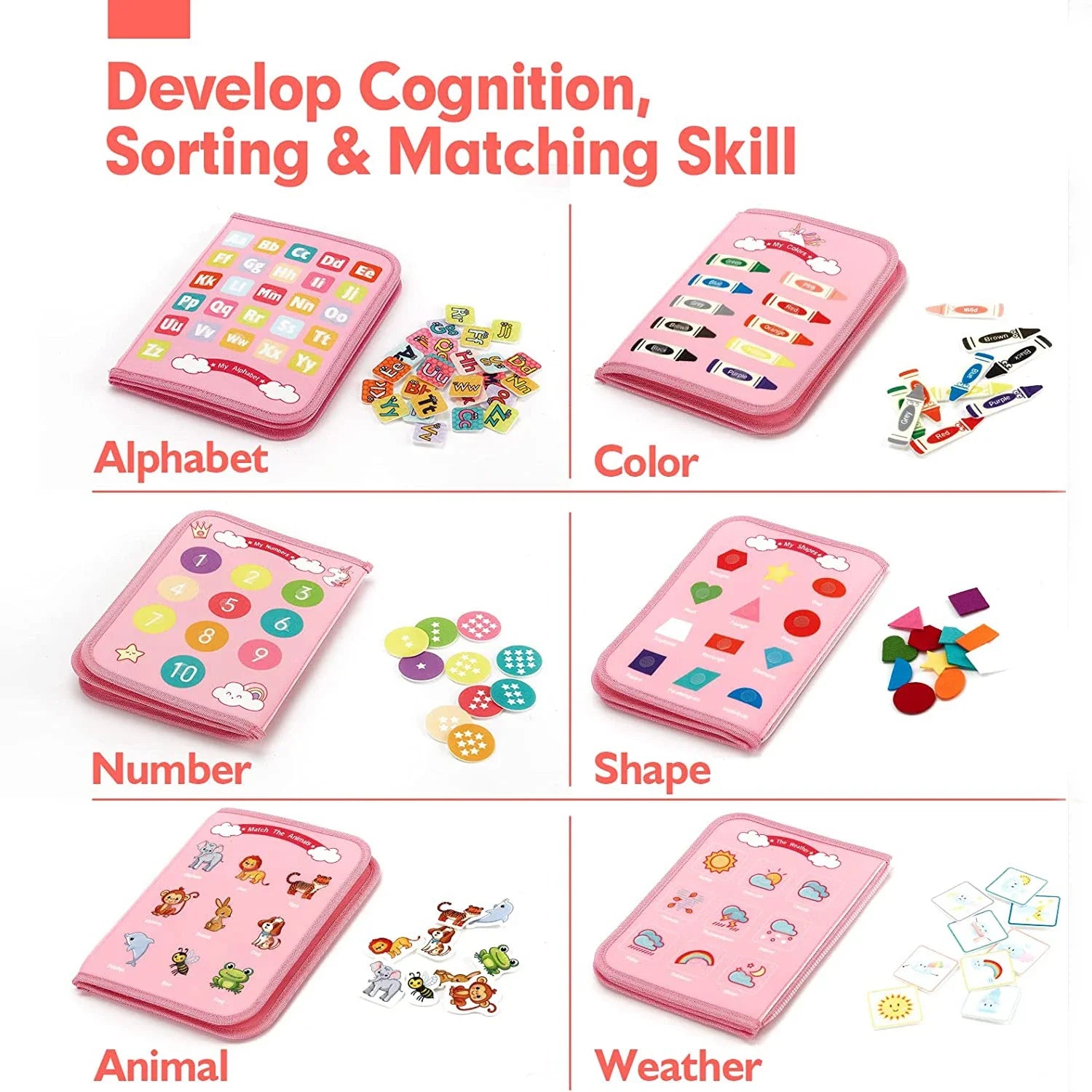 EarlyTern Montessori Busy Board – Sensory Toddler Activity Tool