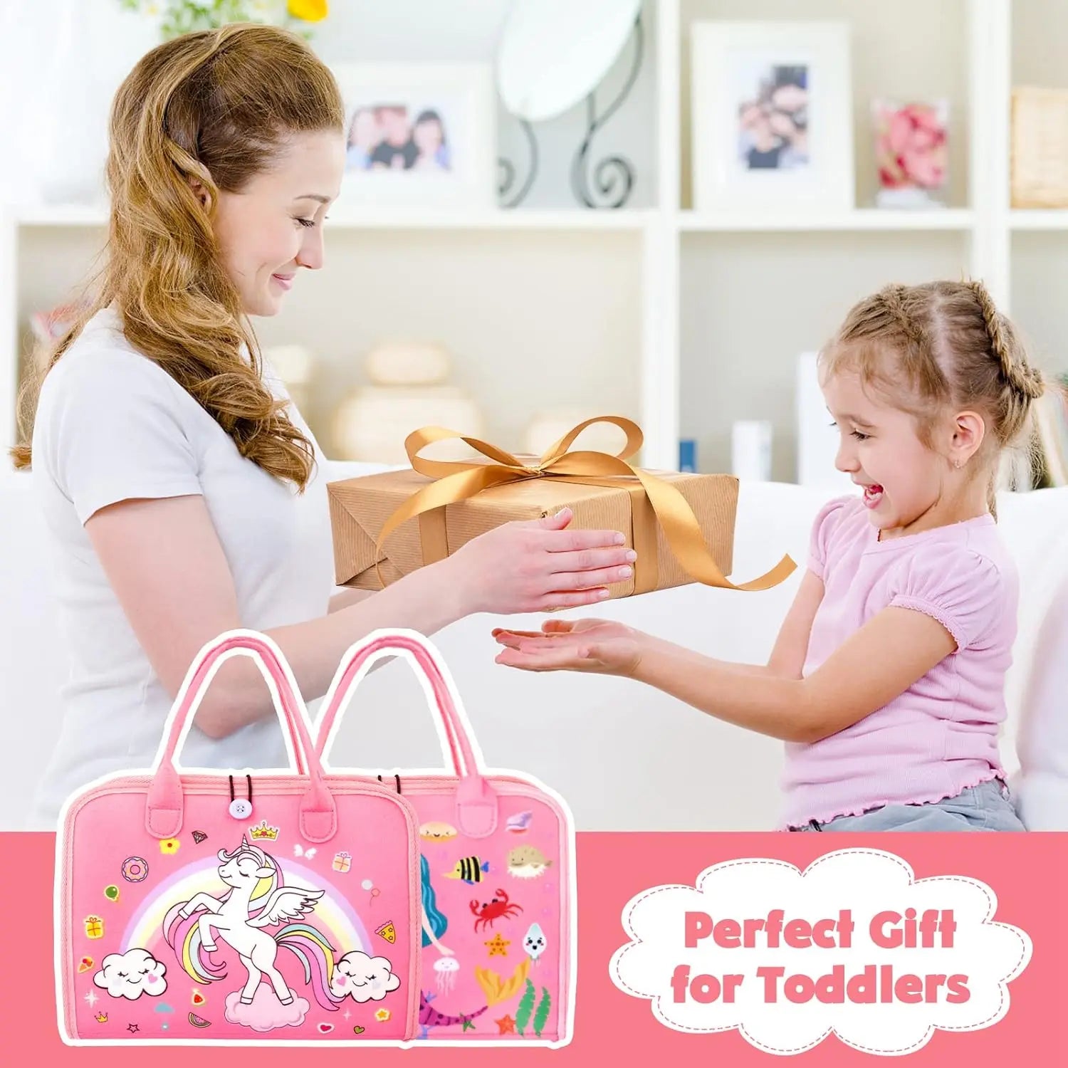 EarlyTern Montessori Busy Board – Sensory Toddler Activity Tool
