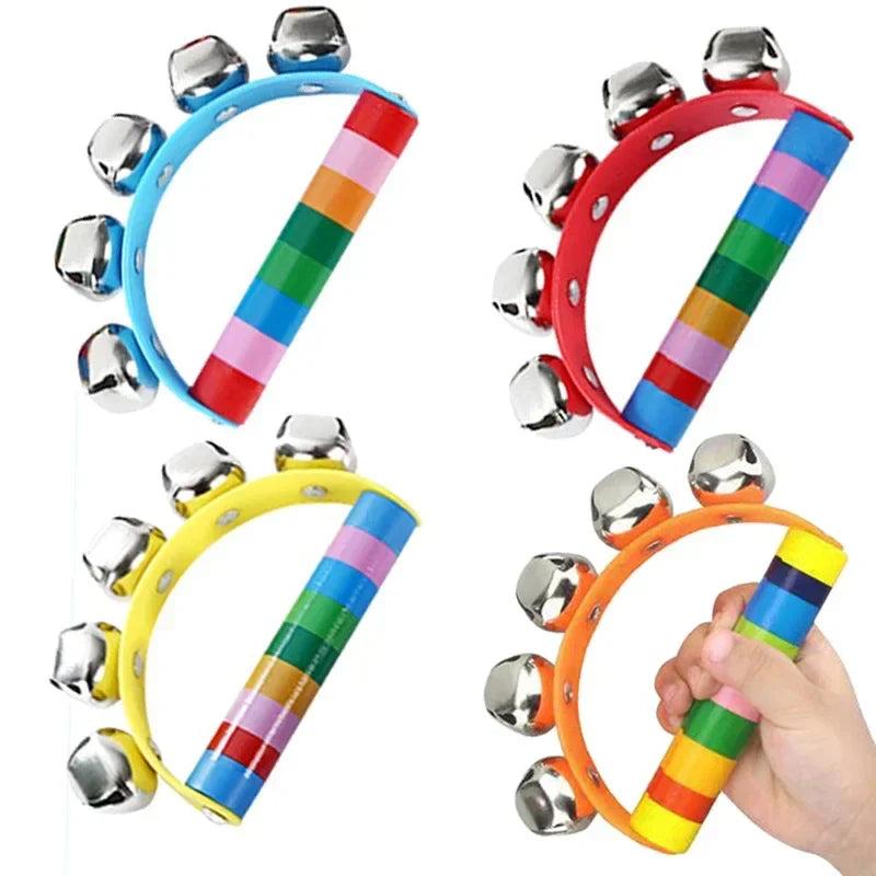 Kolorsity Rainbow Hand Bell – Colorful Half-Round Party Percussion