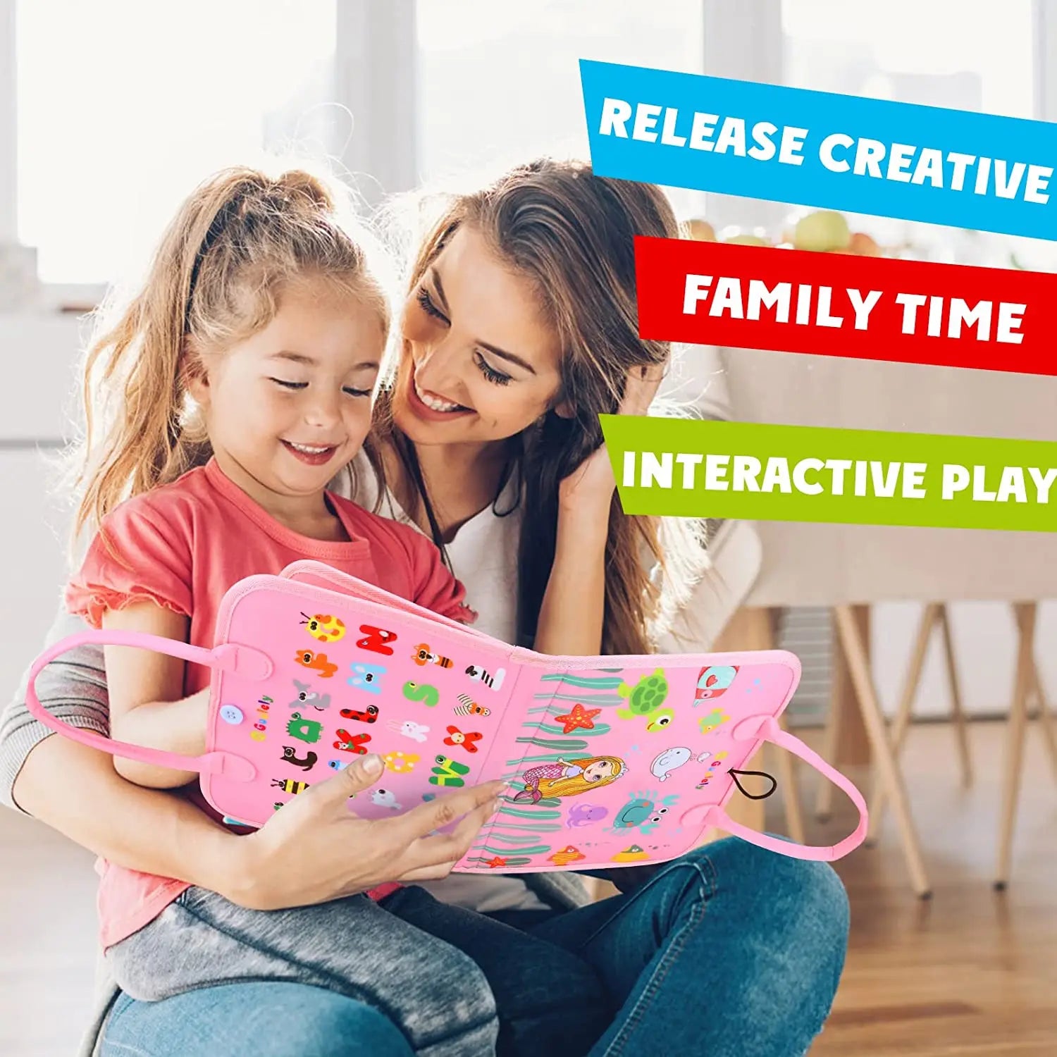 EarlyTern Montessori Busy Board – Sensory Toddler Activity Tool
