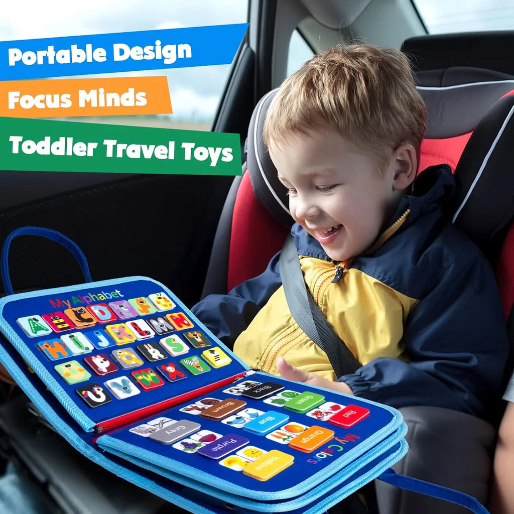 EarlyTern Montessori Busy Board – Sensory Toddler Activity Tool