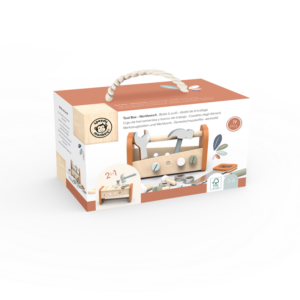 Speedy Monkey 2 in 1 Tool Box & Workbench