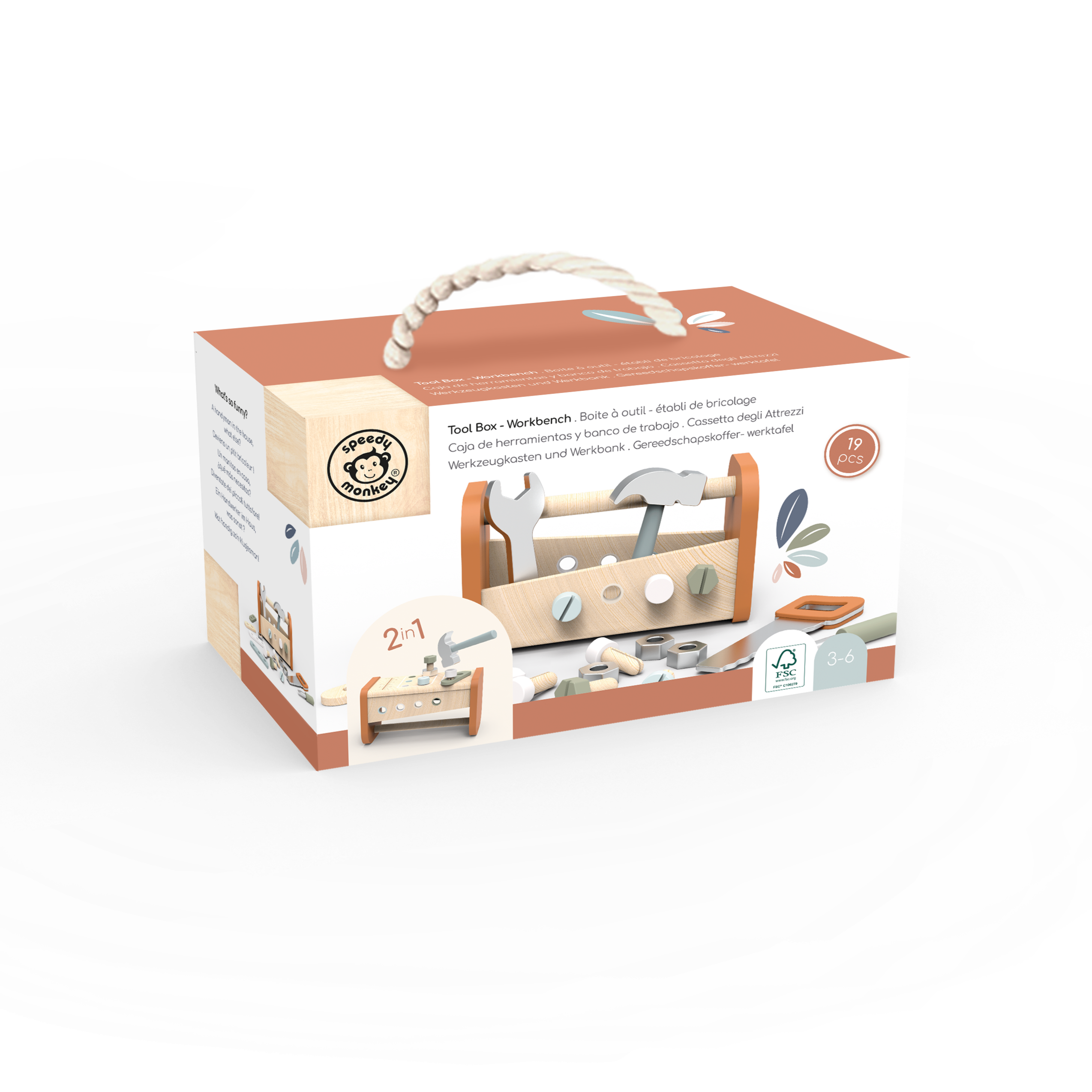 Speedy Monkey 2 in 1 Tool Box & Workbench