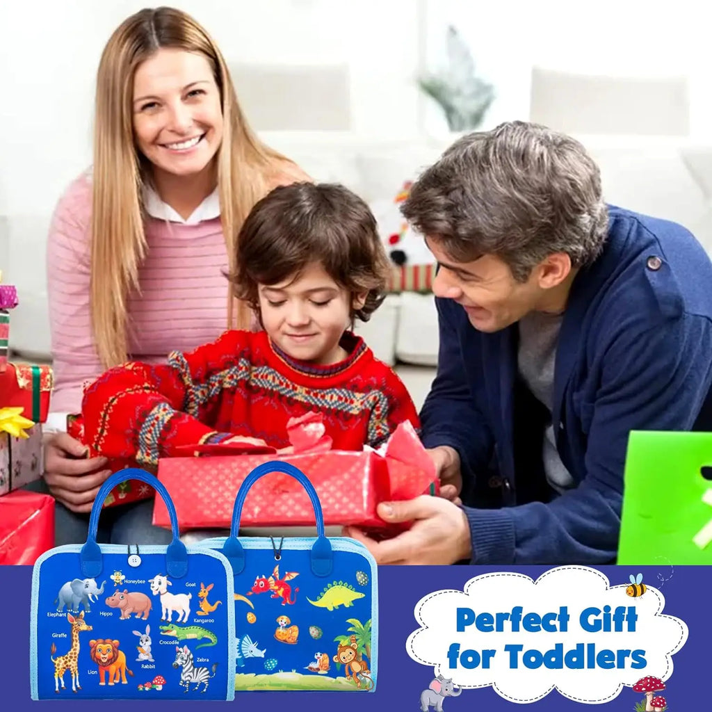 EarlyTern Montessori Busy Board – Sensory Toddler Activity Tool