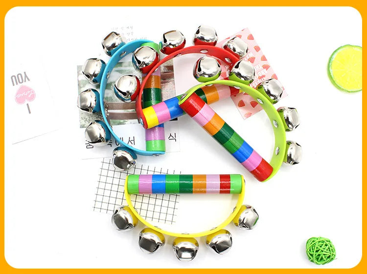 Kolorsity Rainbow Hand Bell – Colorful Half-Round Party Percussion