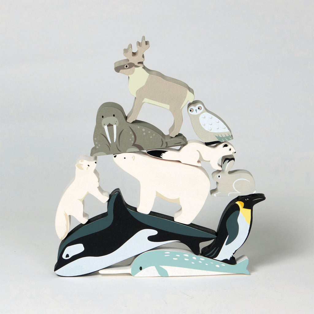 Polar Animals Shelf Set
