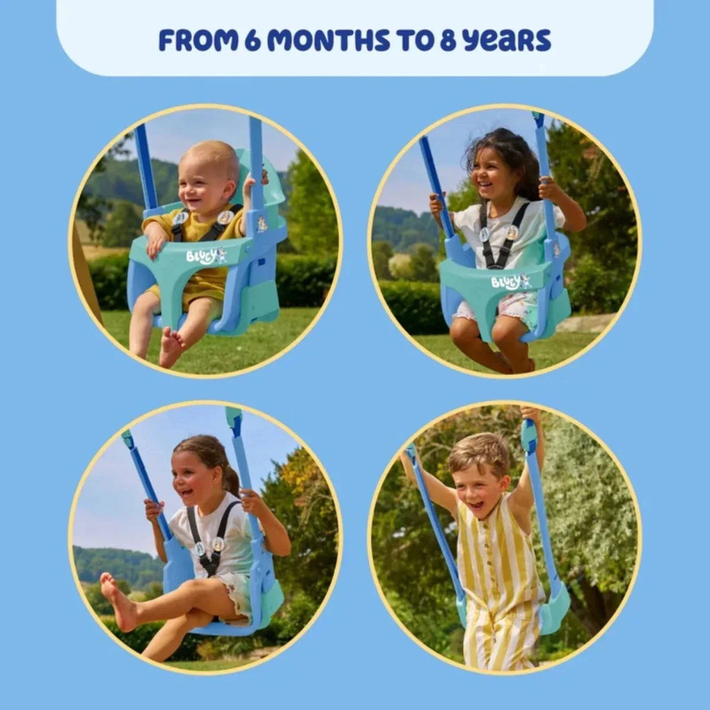 TP Forest Wooden Double Swing with Bluey Quadpod