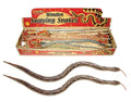 Children's Wooden Swaying Jointed Snake Toy with Realistic Movement 49cm length