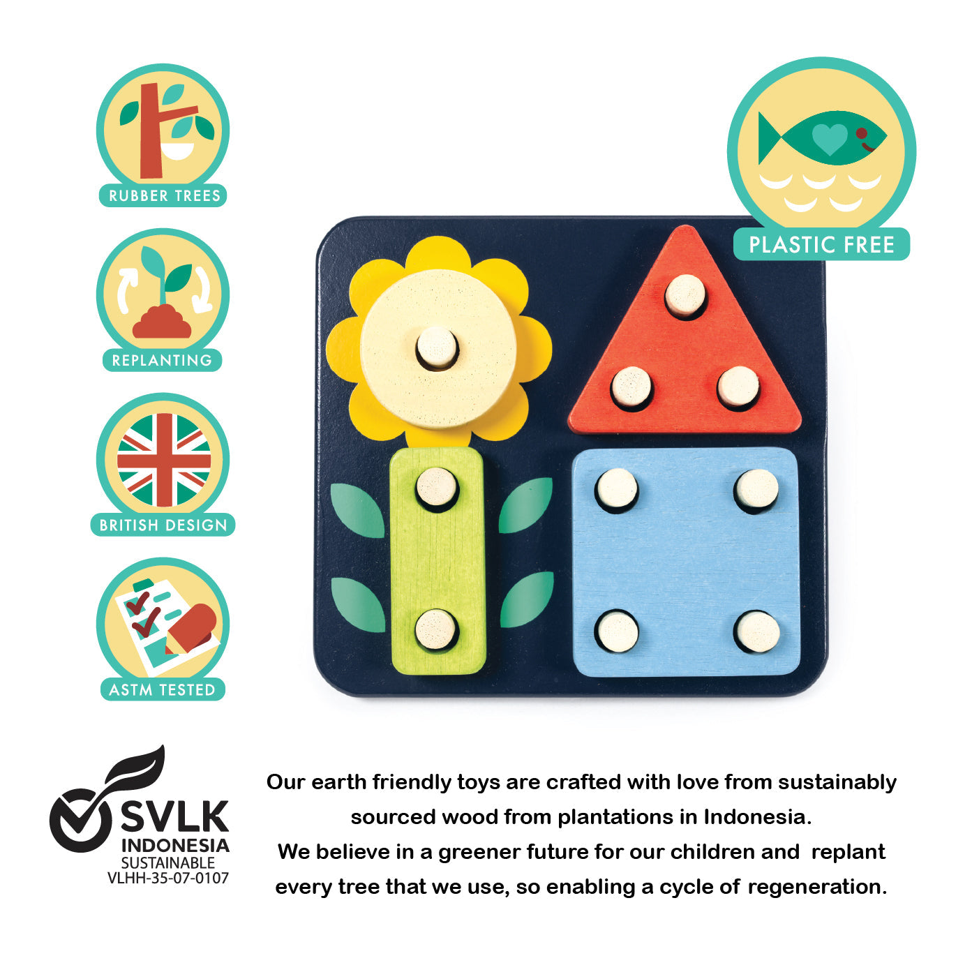 Count and Match Peg board
